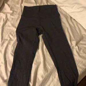 Black align leggings, cropped!
